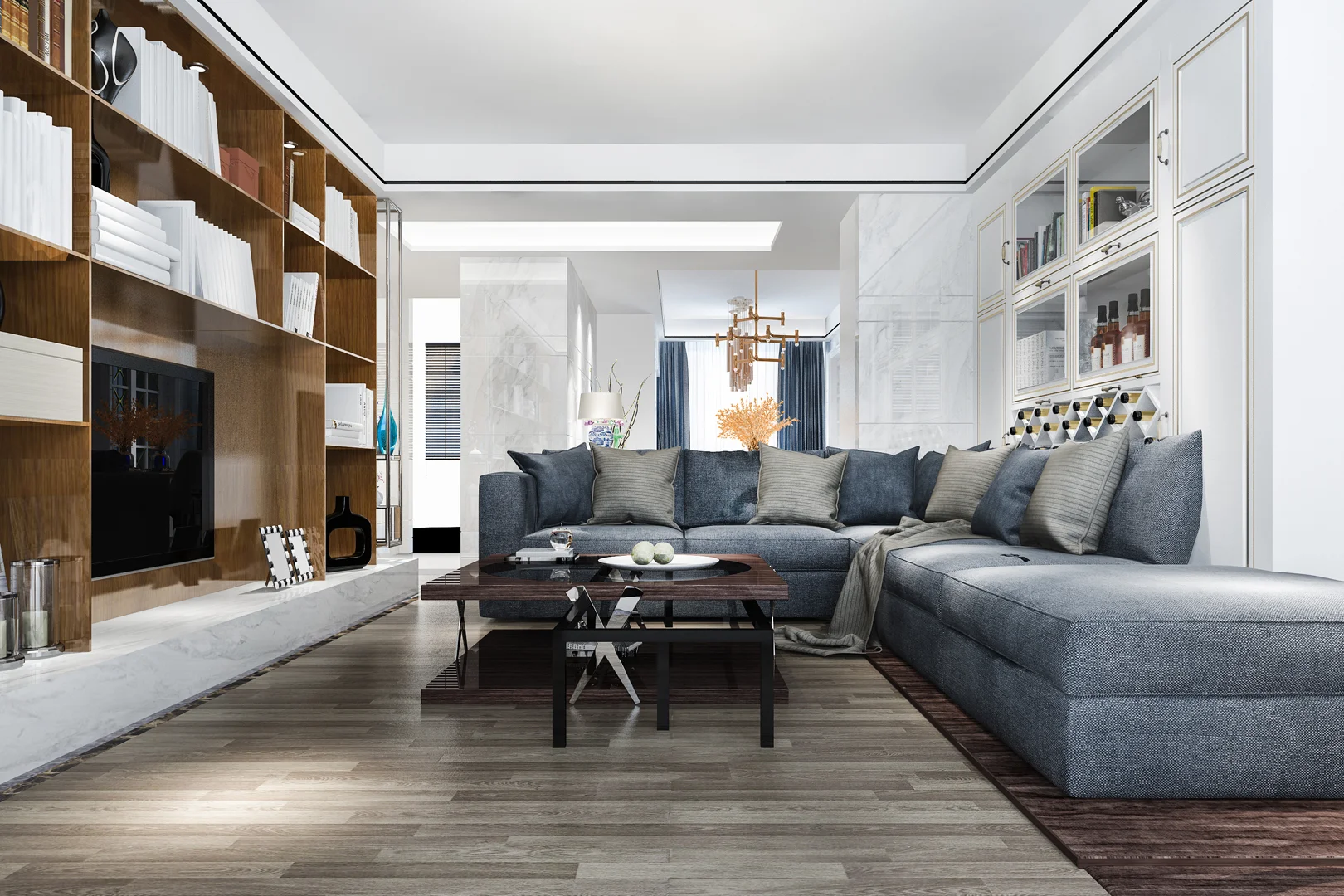 Interior de apartament cu 3 camere din ARTIS SIGNATURE