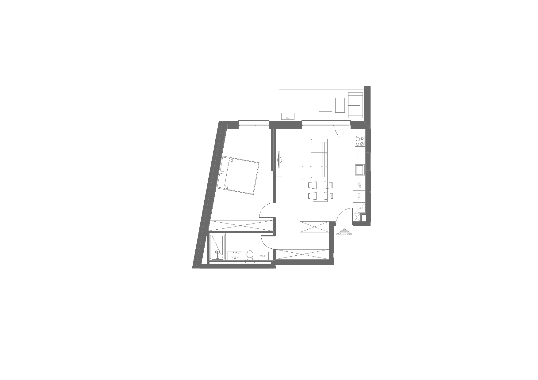 Planul apartamentului AP-07