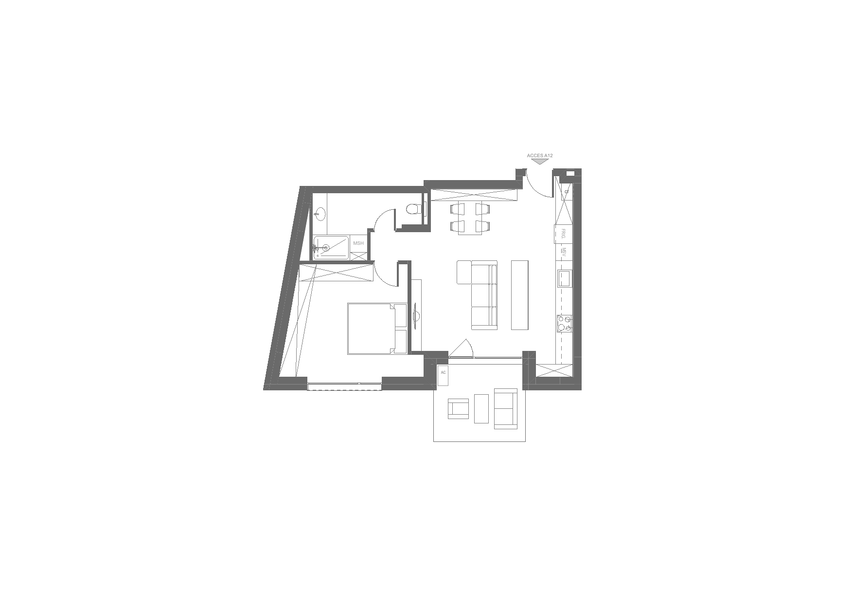 Planul apartamentului AP-12